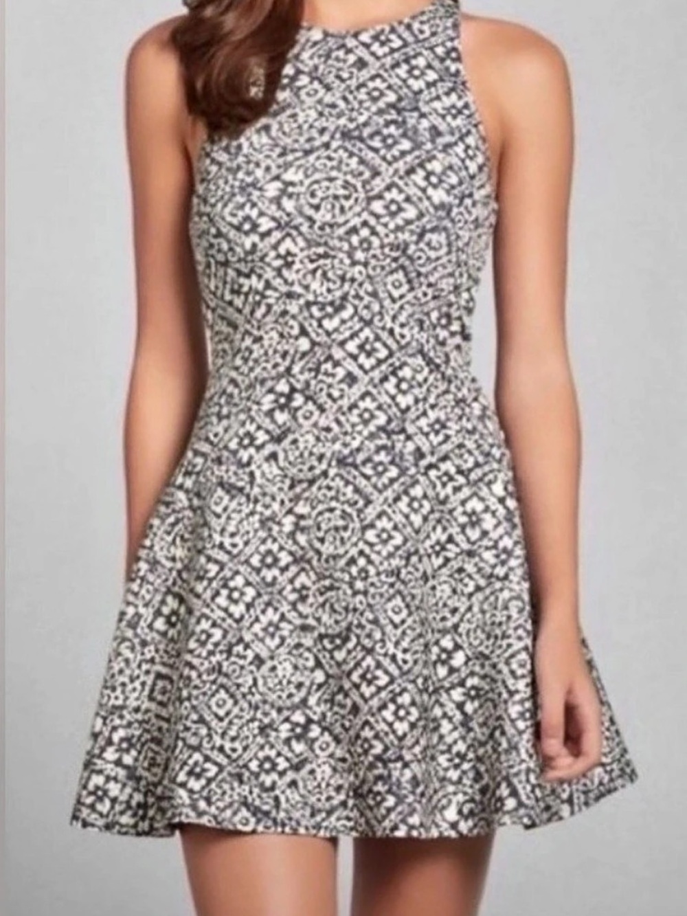 Abercrombie & Fitch Larisa Skater Dress Printed Mini Small